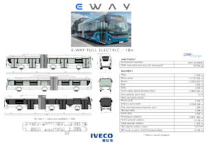 City buses Iveco E-way 18 m