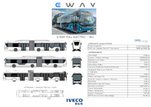 Şehir otobüsleri Iveco E-way 18 m