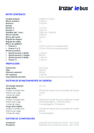 City buses Irizar ie bus 15