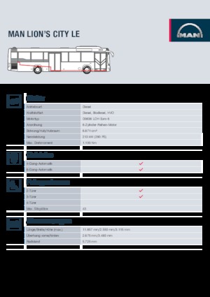 Şehir otobüsleri MAN Lion’s City LE