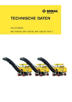 Cold Milling Machines Bomag BM 1200/30