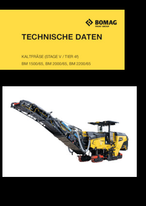 Cold Milling Machines Bomag BM 2000/65