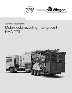 Road Recycling Machines/-Cold Recyclers Wirtgen KMA 220