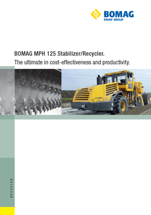 Road Recycling Machines/-Cold Recyclers Bomag MPH 125