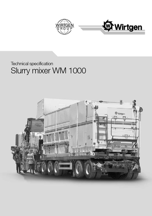 Road Recycling Machines/-Cold Recyclers Wirtgen WM 1000