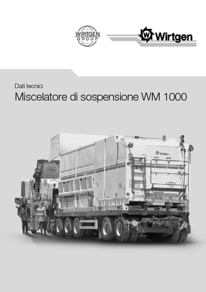 Road Recycling Machines/-Cold Recyclers Wirtgen WM 1000