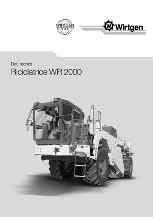 Road Recycling Machines/-Cold Recyclers Wirtgen WR 2000