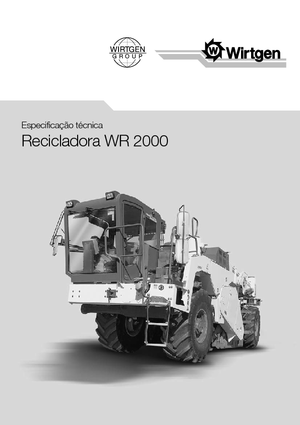 Road Recycling Machines/-Cold Recyclers Wirtgen WR 2000