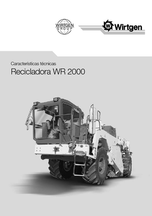 Road Recycling Machines/-Cold Recyclers Wirtgen WR 2000