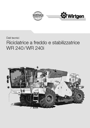 Road Recycling Machines/-Cold Recyclers Wirtgen WR 240
