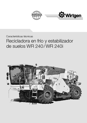 Road Recycling Machines/-Cold Recyclers Wirtgen WR 240
