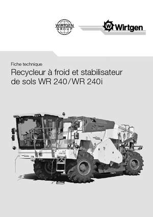 Road Recycling Machines/-Cold Recyclers Wirtgen WR 240