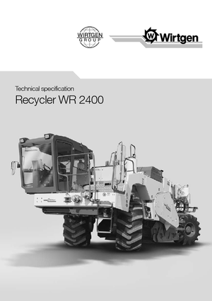 Road Recycling Machines/-Cold Recyclers Wirtgen WR 2400