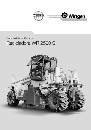 Road Recycling Machines/-Cold Recyclers Wirtgen WR 2500 S
