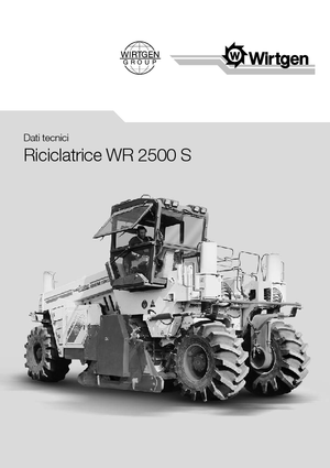 Road Recycling Machines/-Cold Recyclers Wirtgen WR 2500 S