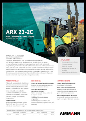 Combination Rollers Ammann ARX 23-2C