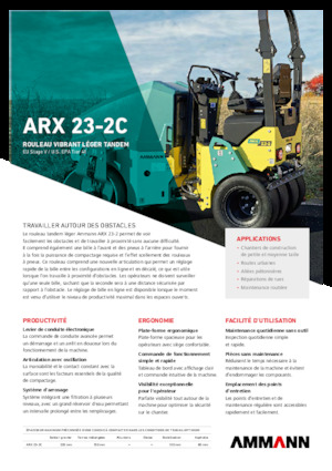 Combination Rollers Ammann ARX 23-2C