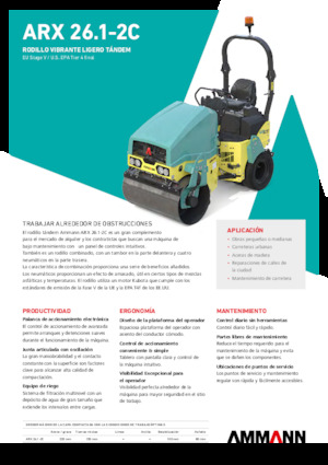 Combination Rollers Ammann ARX 26.1-2C