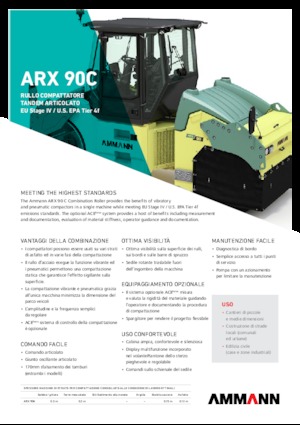 Combination Rollers Ammann ARX 90 C T4 f