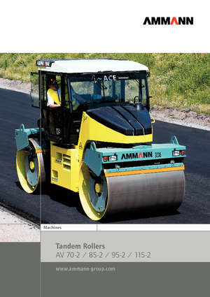 Tandem Vibration Rollers Ammann AV 70 K