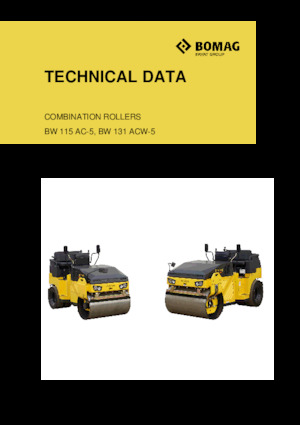 Kombinasyon makaralar Bomag BW 131 ACW-5