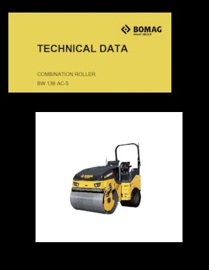 Combination Rollers Bomag BW 138 AC-5