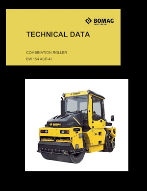 Combination Rollers Bomag BW 154 ACP-4I
