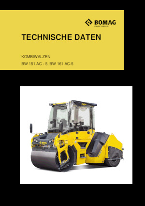 Combination Rollers Bomag BW 161 AC-5