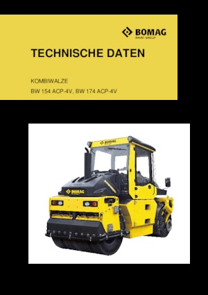 Combination Rollers Bomag BW 174 ACP-4