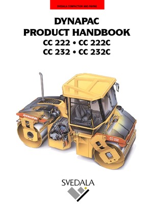 Kombinasyon makaralar Dynapac CC 222 C HF
