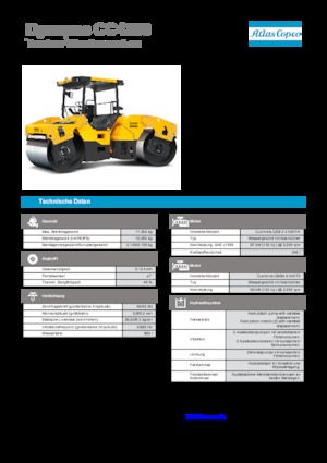 Kombinasyon makaralar Dynapac CC 4200 C VI