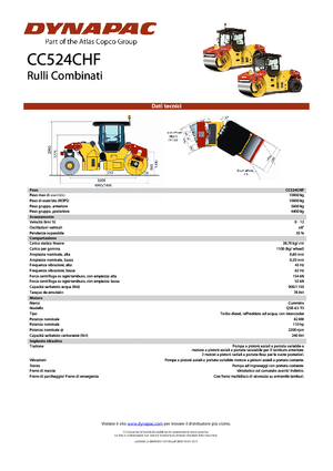 Combination Rollers Dynapac CC 524 C HF