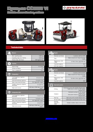 Combination Rollers Dynapac CC 6200 C VI