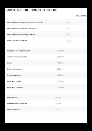 Combination Rollers Caterpillar CC2.7GC
