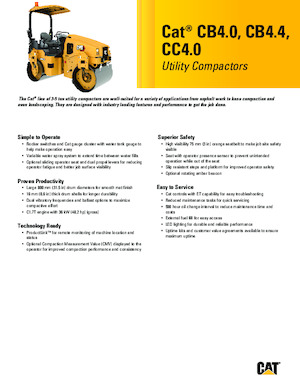 Combination Rollers Caterpillar CC4.0