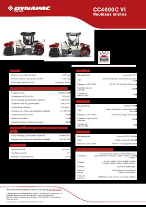 Combination Rollers Dynapac CC4000C VI