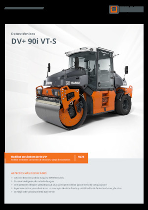 Combination Rollers Hamm DV+ 90i VT-S