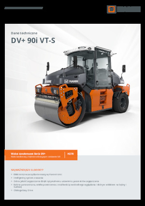 Combination Rollers Hamm DV+ 90i VT-S