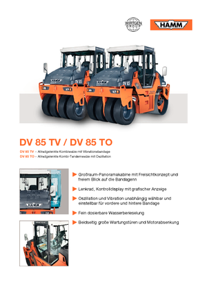 Combination Rollers Hamm DV 85 TV