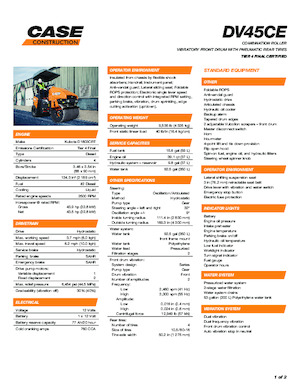 Combination Rollers Case DV45CE