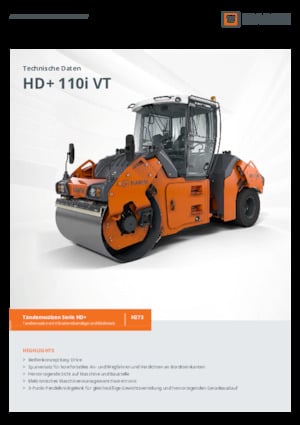 Combination Rollers Hamm HD+ 110i VT
