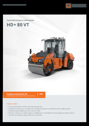 Combination Rollers Hamm HD+ 80 VT