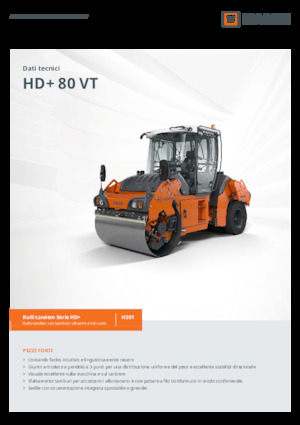 Combination Rollers Hamm HD+ 80 VT