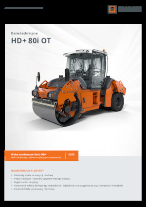 Combination Rollers Hamm HD+ 80i OT