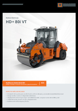 Combination Rollers Hamm HD+ 80i VT