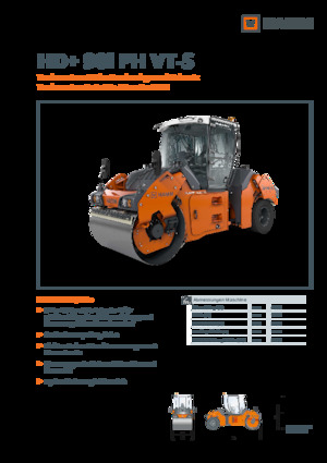 Combination Rollers Hamm HD+ 90i PH VT-S