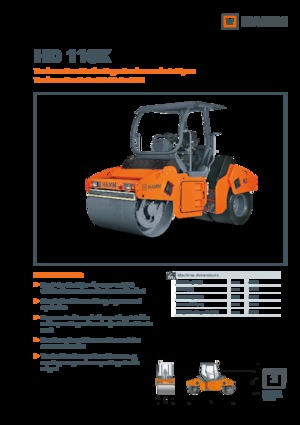 Combination Rollers Hamm HD 110K