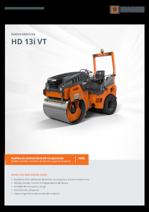Combination Rollers Hamm HD 13i VT