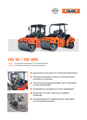 Combination Rollers Hamm HD 90 K