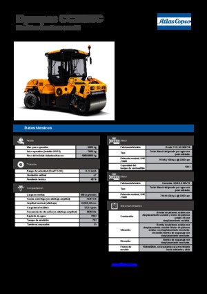 Kombinasyon makaralar Dynapac CC 2300 C